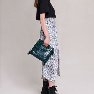 maje 2-in-1 floral dress